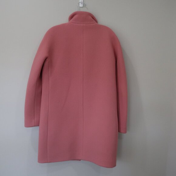 J. Crew Women Wool Coat 4 Italian Stadium Cloth Nello Gori Light Pink Cocoon - Picture 4 of 10